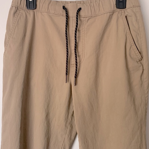 Urban Pipeline Street Style joggers beige color elastic ankles drawstring waist - Picture 3 of 8